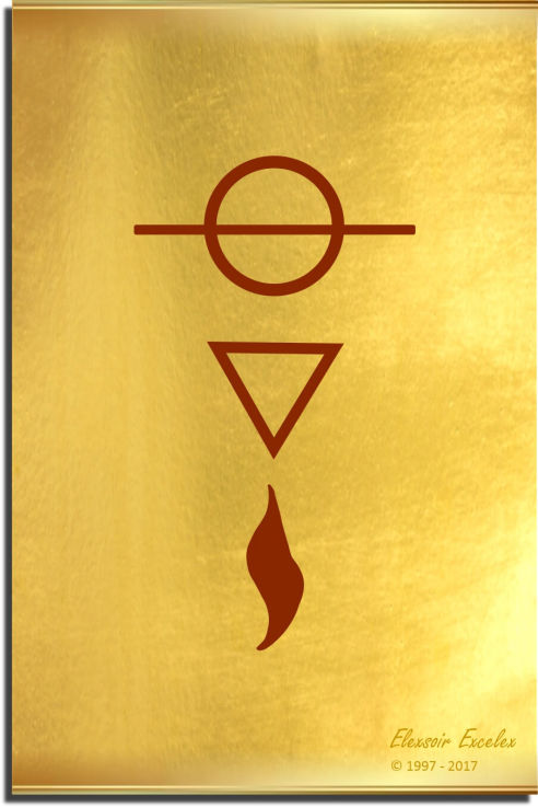 Brass Plate No. 18 of 44 - Book of Symbols - Copyright 1997-2019 Elexsoir Excelex Thou Art