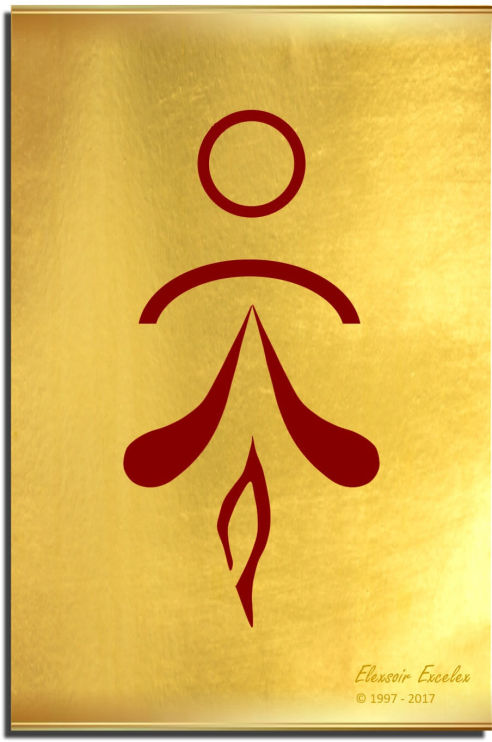 Brass Plate No. 42 of 44 - Book of Symbols - Copyright 1997-2019 Elexsoir Excelex Thou Art