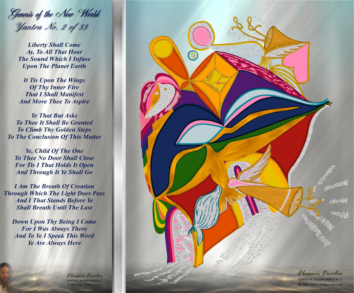 Yantra No. 2 - Genesis of the New World - © 1993 - 2019 Elexsoir Excelex Thou Art